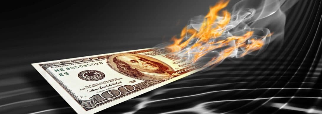 burning money